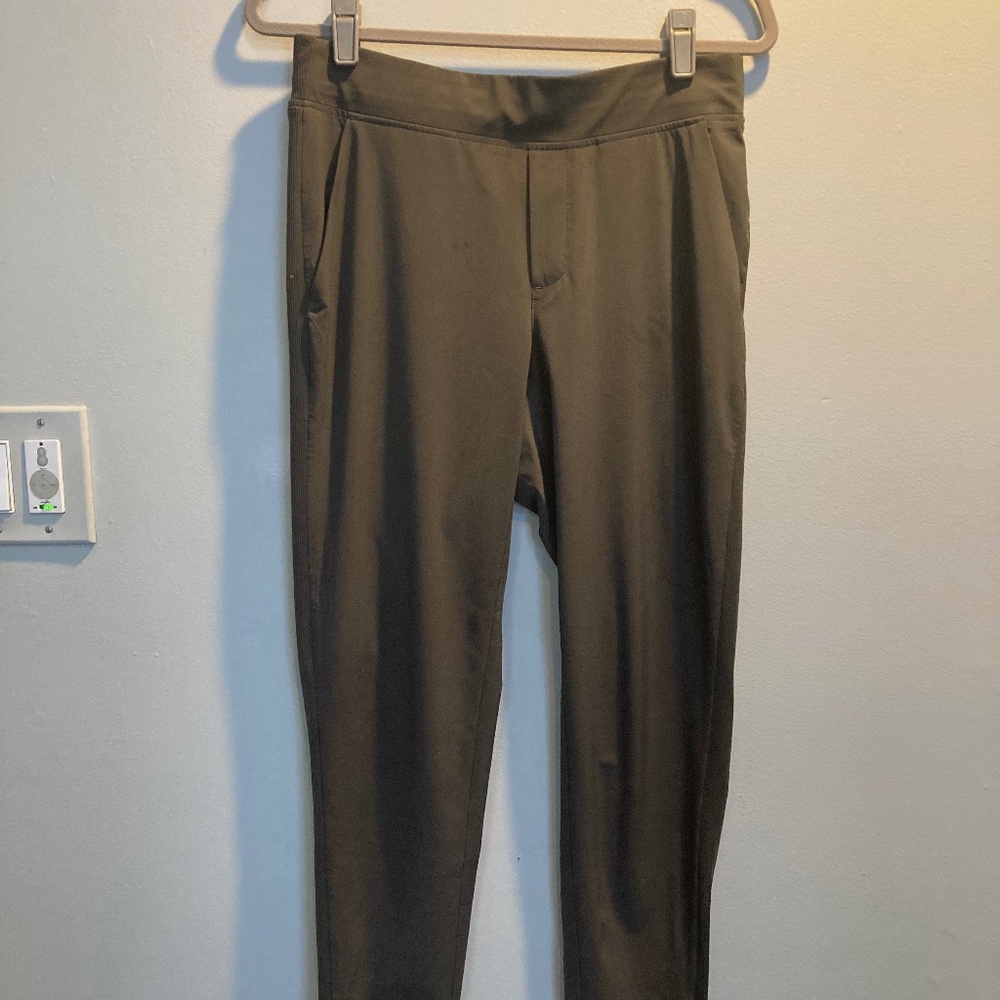 Athleta Brooklyn Mid Rise Ankle Pant Olive
